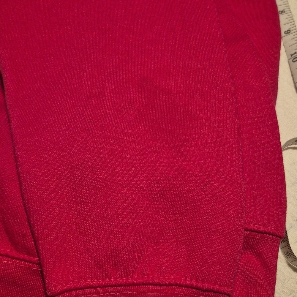 London England girls size 11/12 pink hoodie, mark on back of sleeve, VGUC - Picture 6 of 6